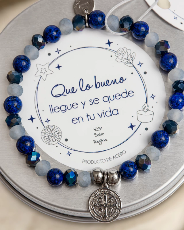 Pulsera Carola Azul (San Benito) 2