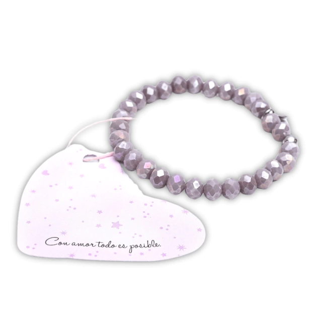 Pulsera de Acero Shine Lila