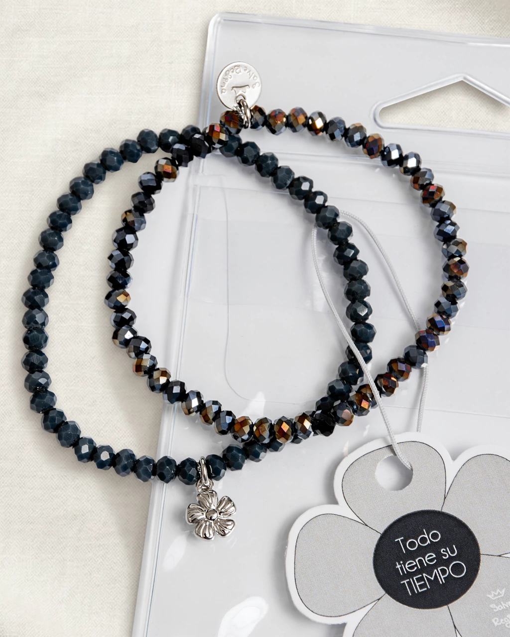 Pulsera Luana Gris Topo