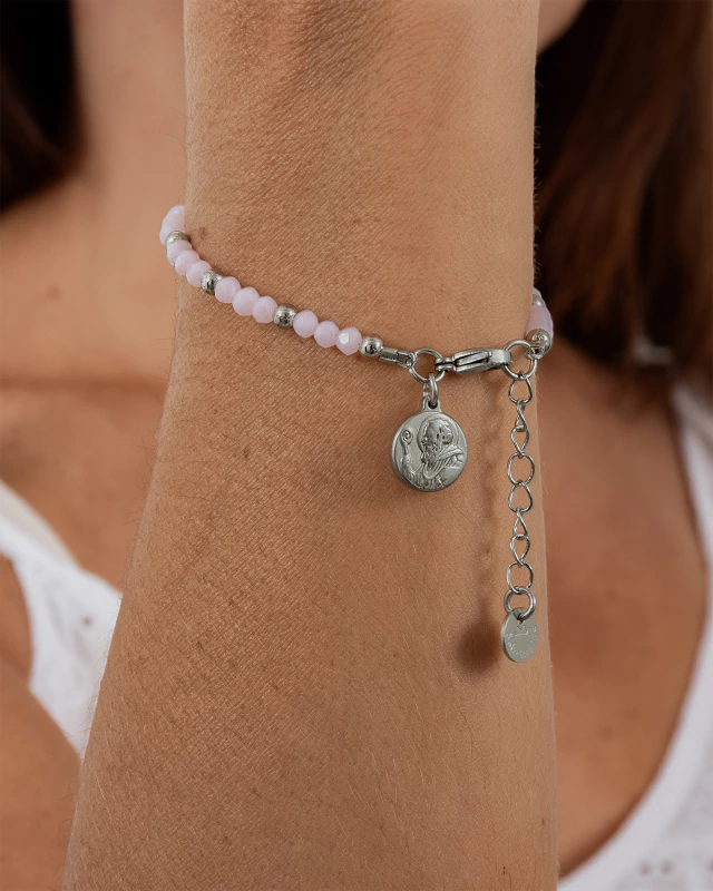 Pulsera San Benito Rosa