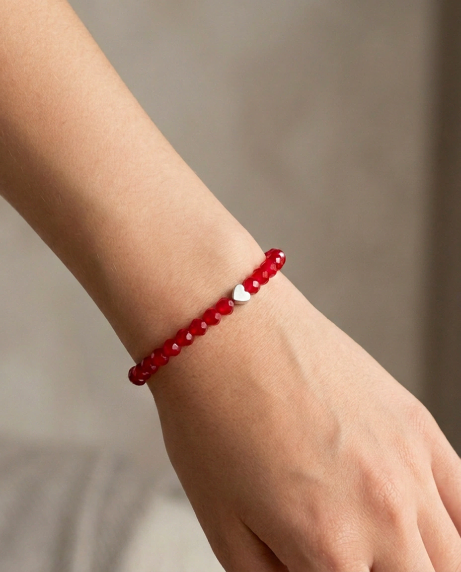 Pulsera Lina con dije de Corazon elastizada