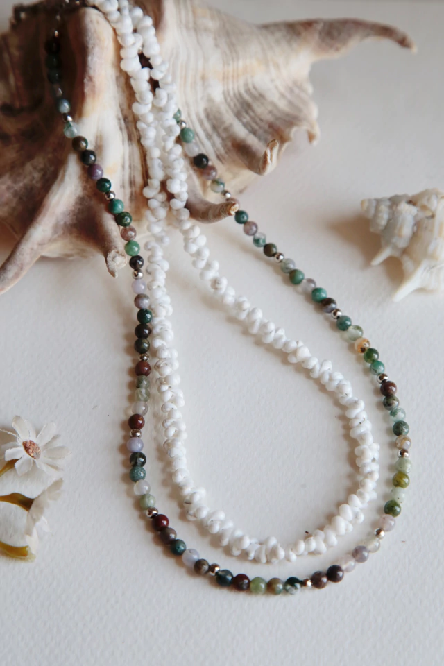 Collar Agata Musgo 2